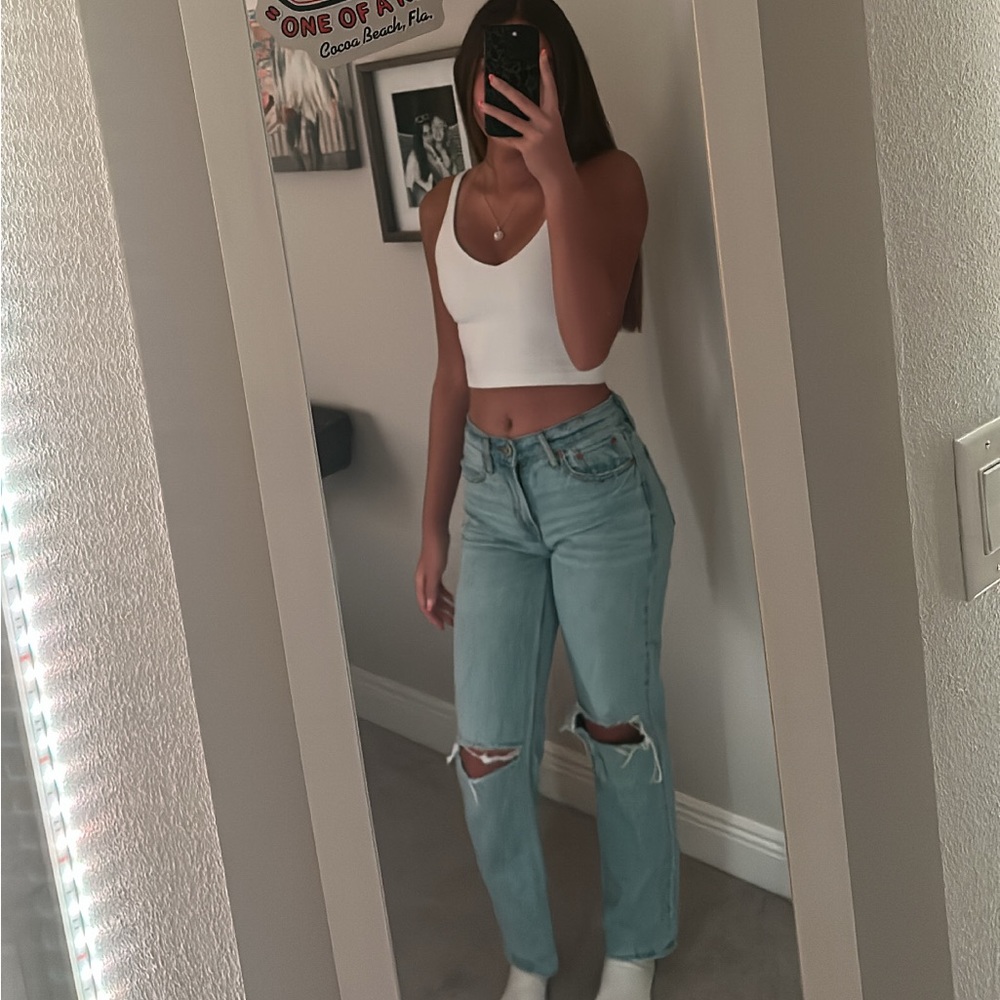 light blue, good material